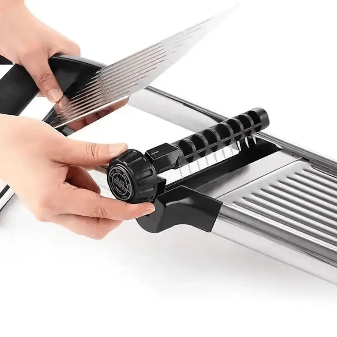 PrecisionSlice – Mandoline Inox Stylée