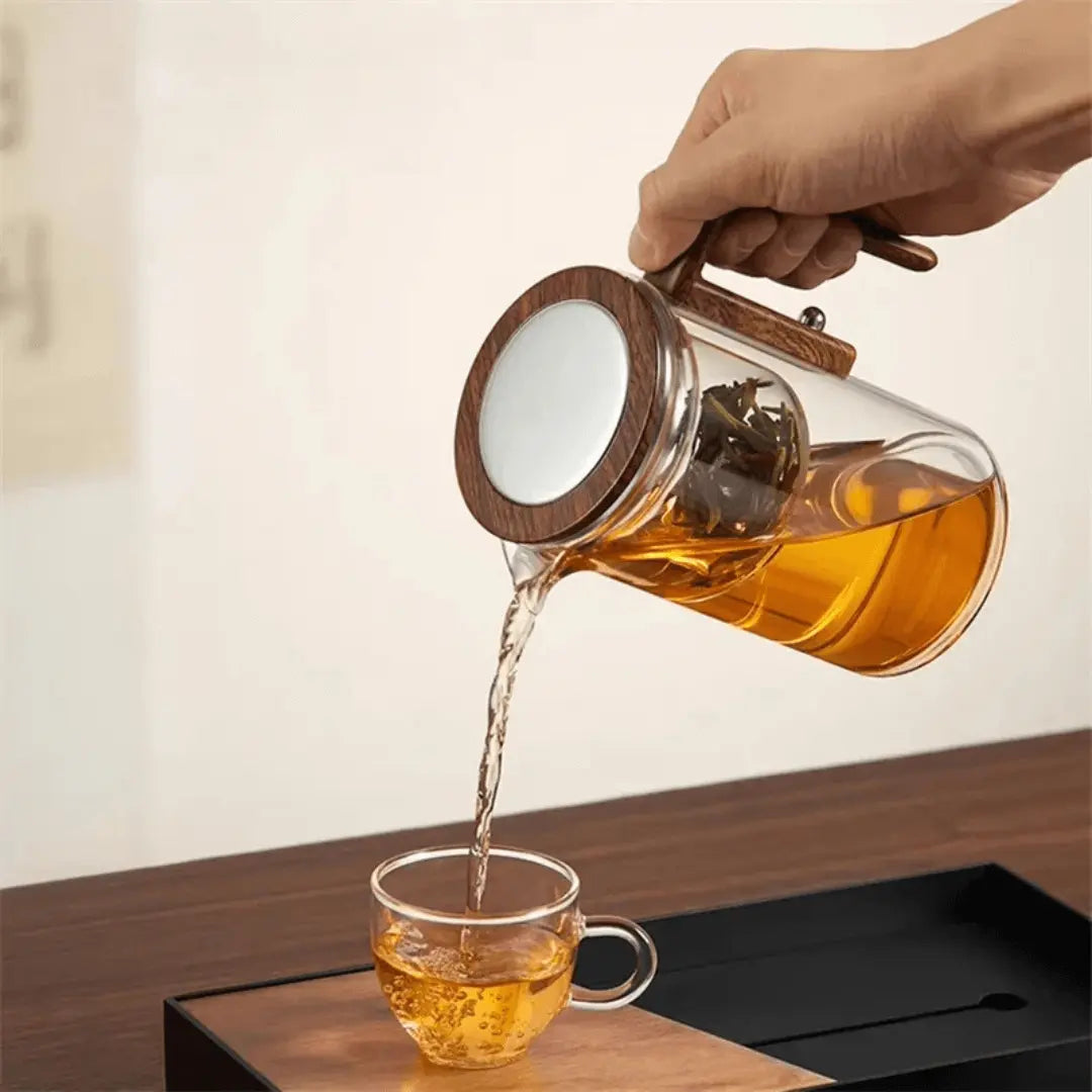 ClearBrew – Théière Transparente Élégante Café & Thé