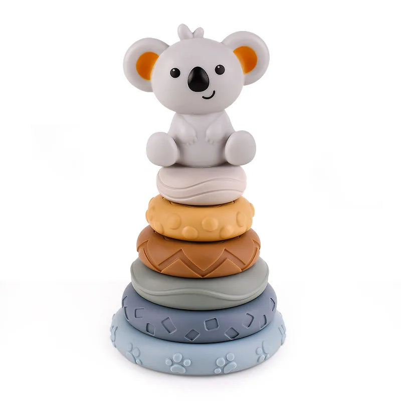 CubbyStack – Jouet Éducatif Bébé Silicone