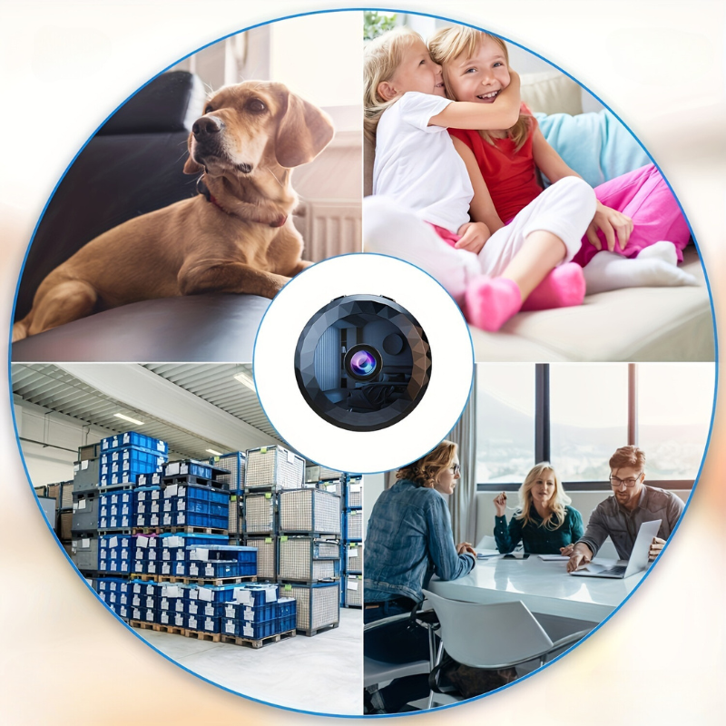 SecurEye - Mini Caméra de Surveillance HD 1080P Compacte