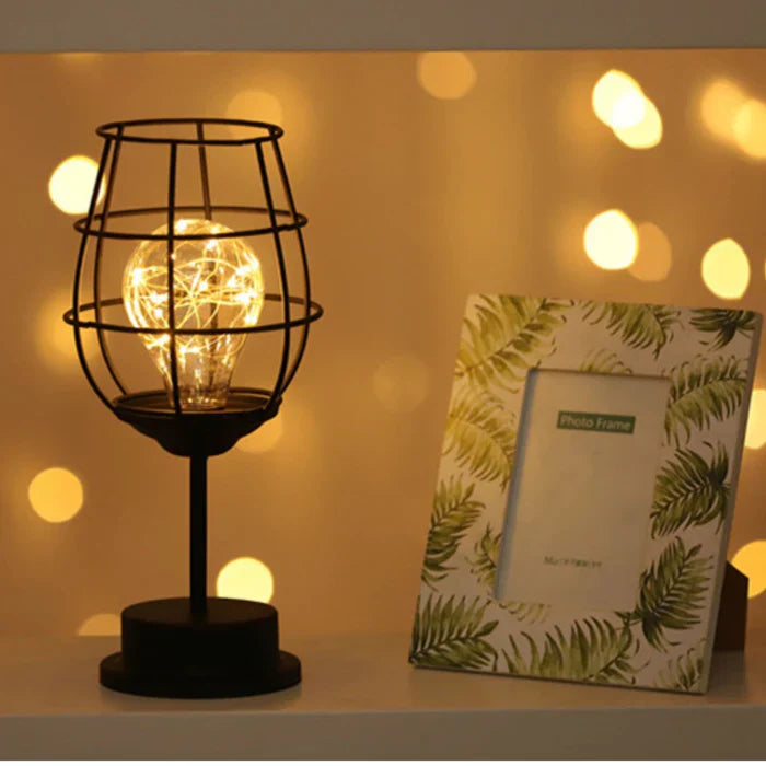 LumiGris - Élégante Lampe de Table pour Intérieur