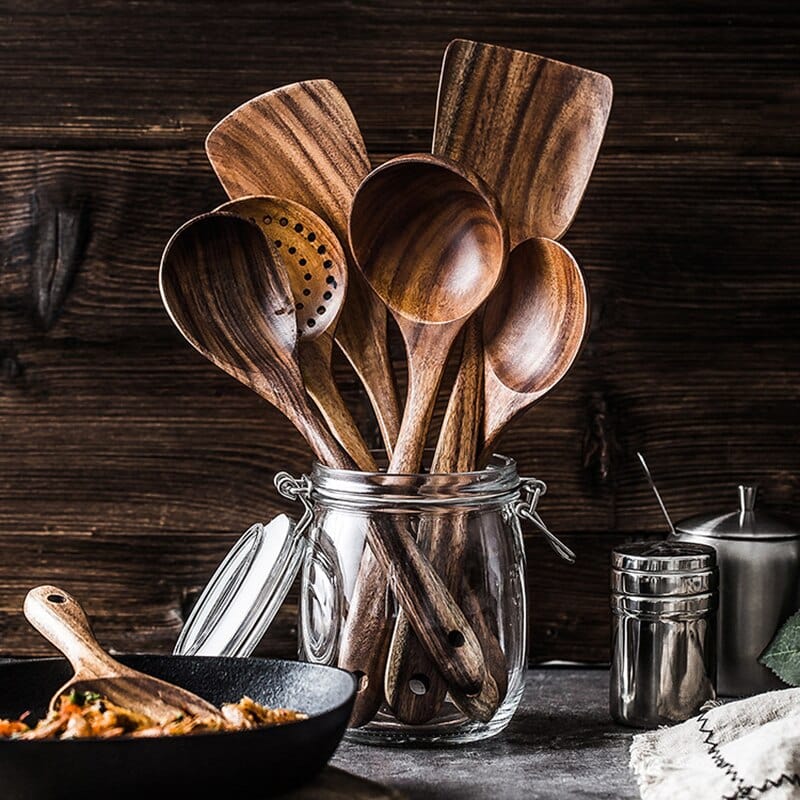 TeakCraft – Ustensiles Cuisine Teck Durable