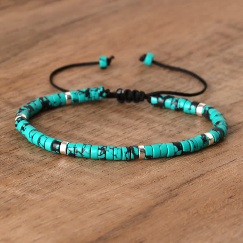 Seraphina - Bracelet tressé en pierres naturelles 2,4 mm