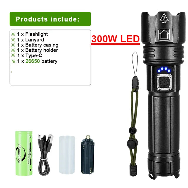 PowerBeam - Lampe Torche LED Rechargeable Aventure