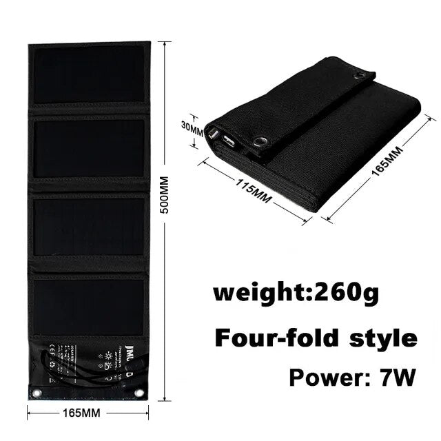 SolarFold Powerbank - Chargeur Solaire Pliable