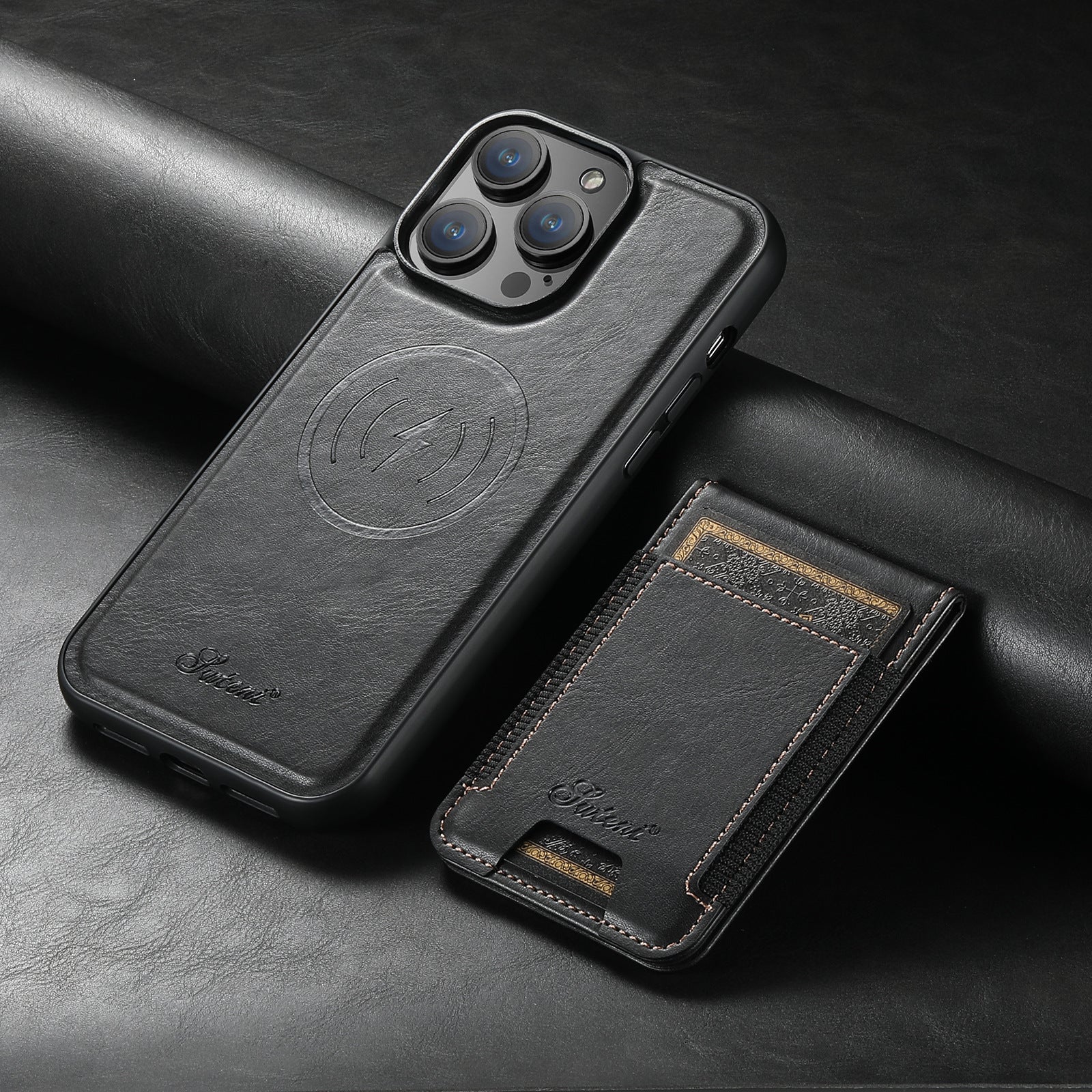 LuxLeather Case - Coque Cuir Élégante avec MagSafe