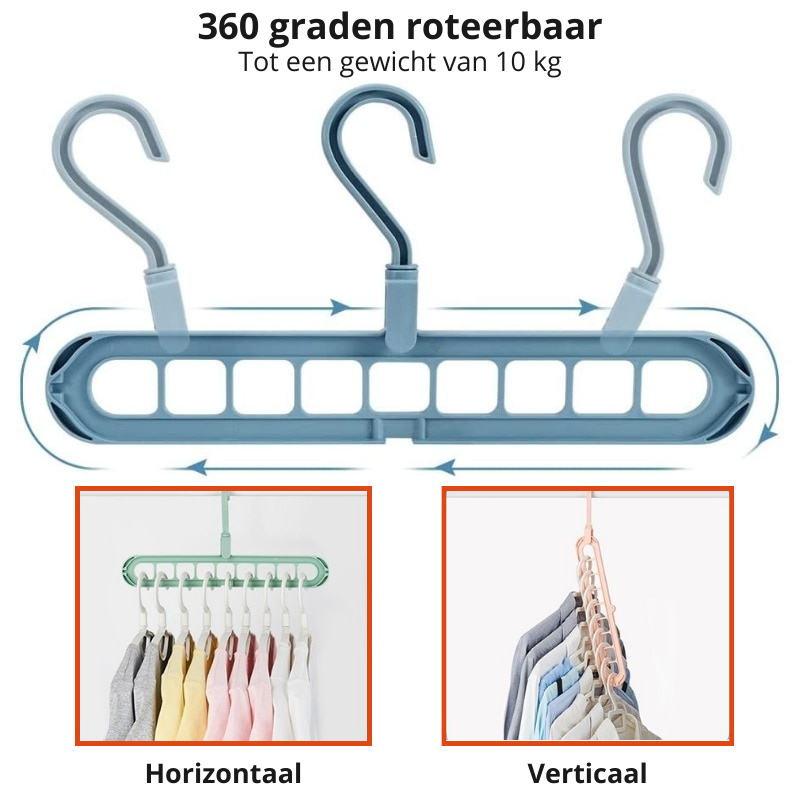SpaceSaver Hangers - Organisation Vêtements Efficace