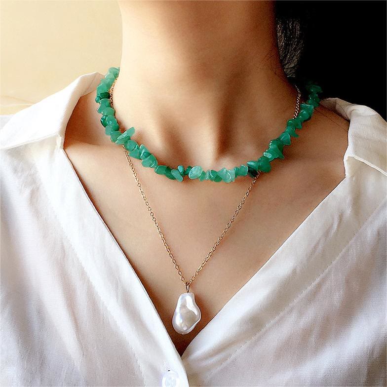 Collier Cristaux Polis Lina - Beauté Naturelle