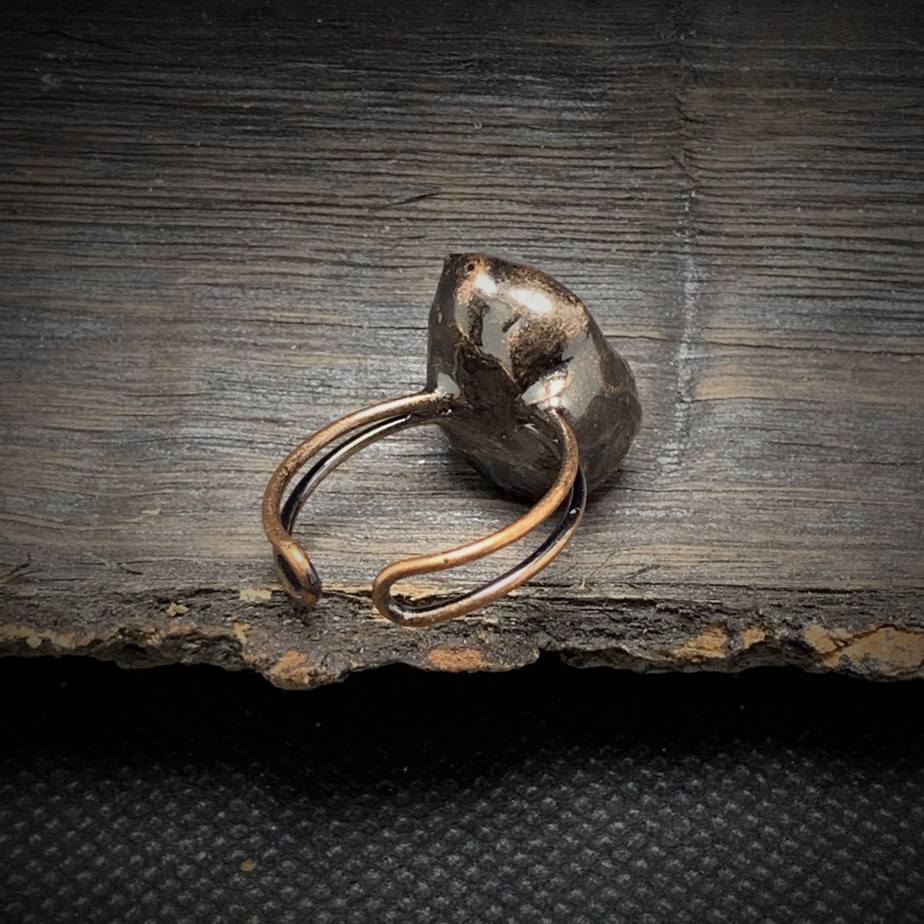 Selina - Bague pierre de naissance naturelle brute réglable