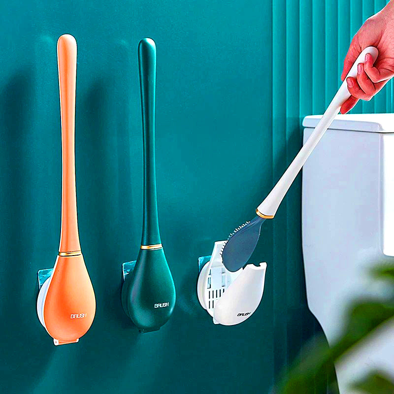 SumiClean - Brosse WC en silicone au design épuré