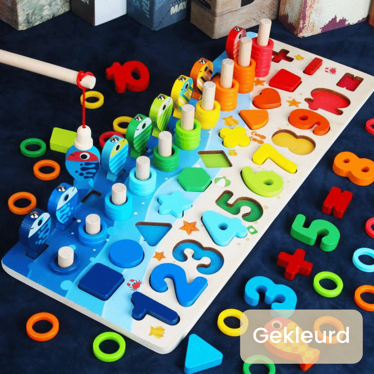 SafariExplorer - Tableau Montessori en Bois pour Bébé