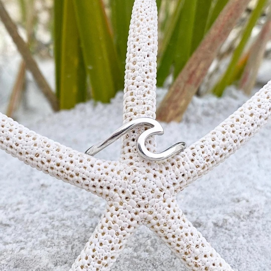 Maris - Bague vague de mer en argent