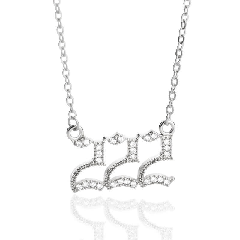 Seraphina - Collier nombres angéliques en zircone