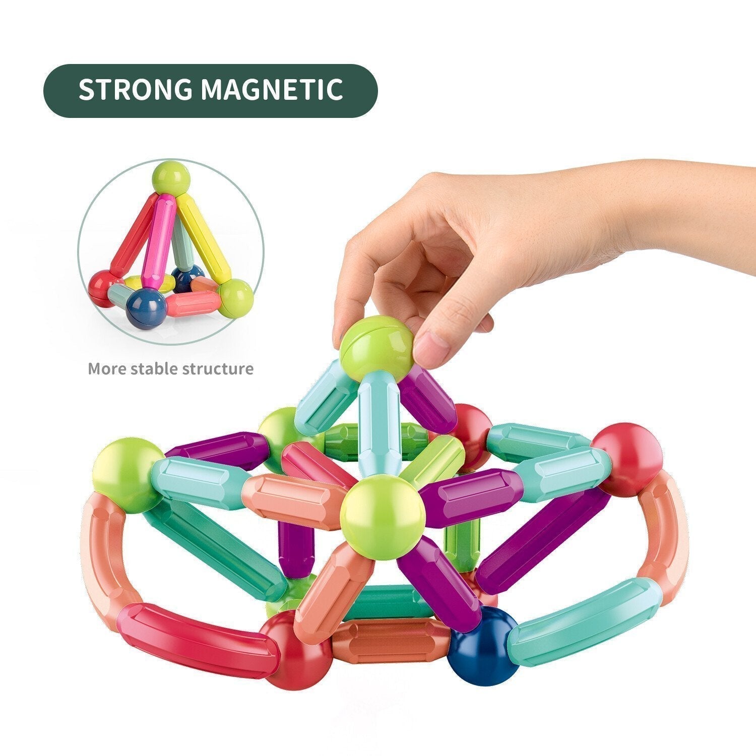 MagicBlocks Toy – Jeu Magnétique Créatif