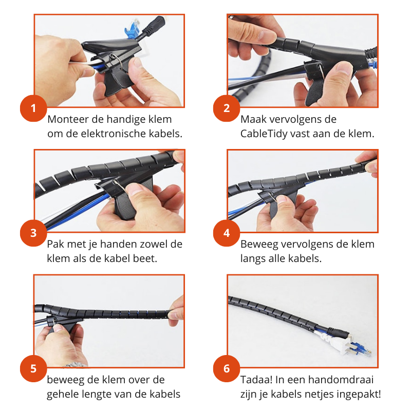 CableTidy – Solution Rangement Câbles et Désordre