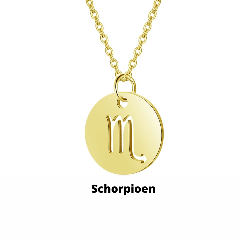Collier Signe du Zodiaque - Or, Argent ou Or Rose