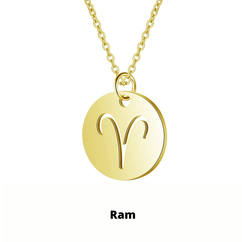 Collier Signe du Zodiaque - Or, Argent ou Or Rose