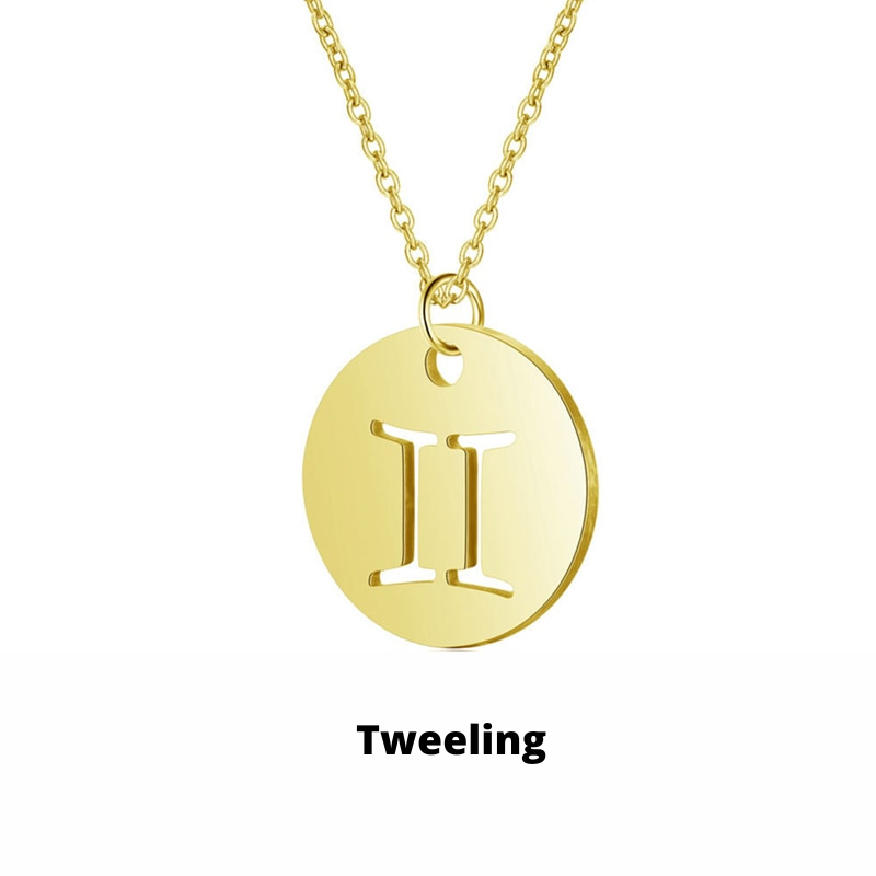 Collier Signe du Zodiaque - Or, Argent ou Or Rose