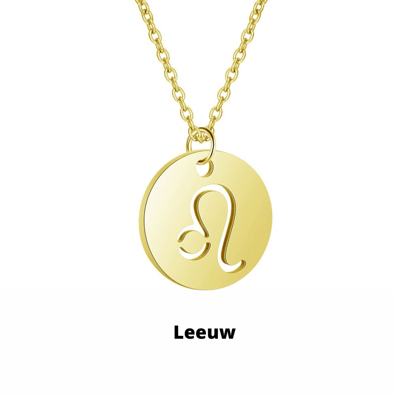 Collier Signe du Zodiaque - Or, Argent ou Or Rose