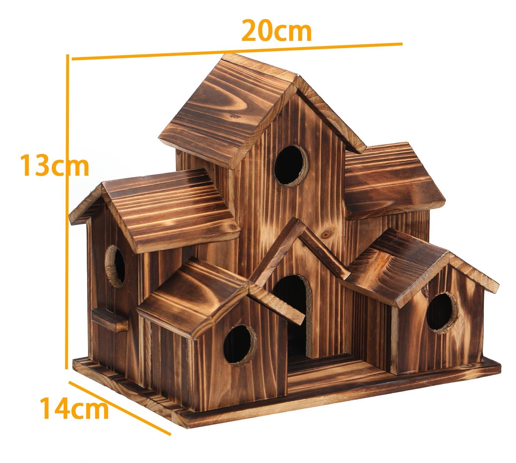 NatureNest - Nichoir en bois fait main pour oiseaux du jardin