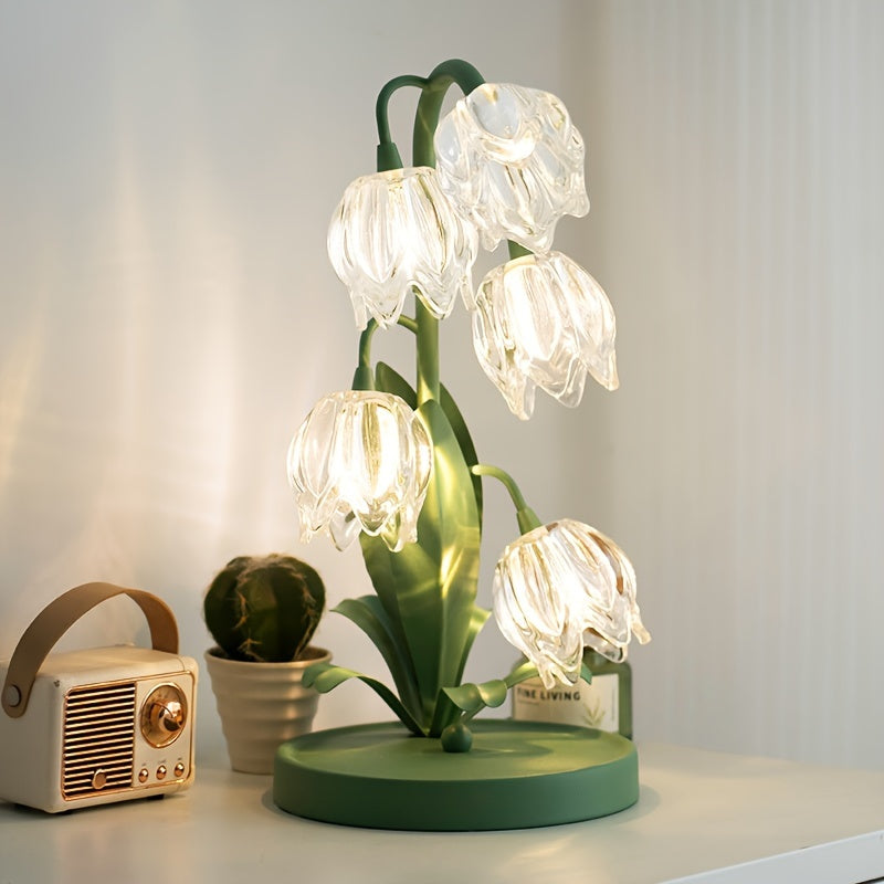 BellBloom - Lampe de table LED en forme de fleur