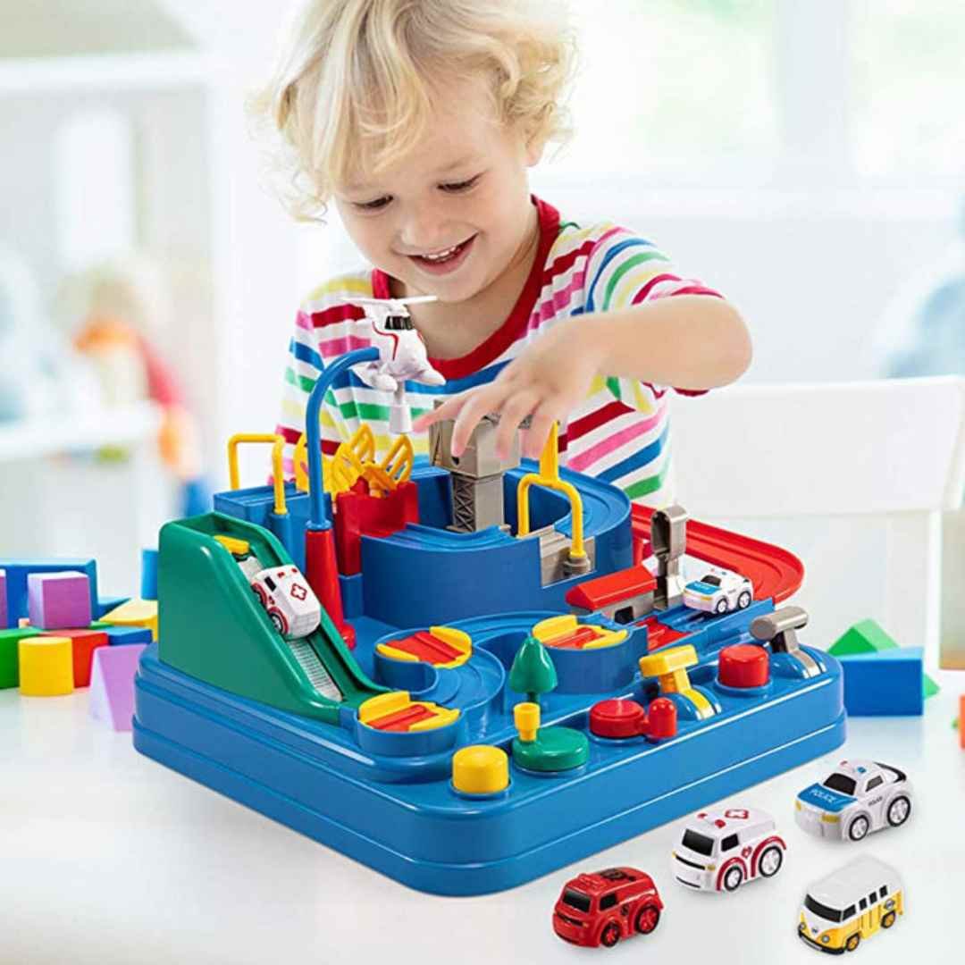 RescueTrack Adventure Set – Jouet Éducatif Bébé