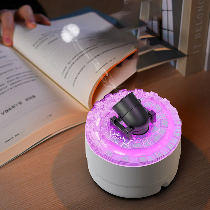 LavaGlow - Diffuseur d'arômes effet lampe à lave LED