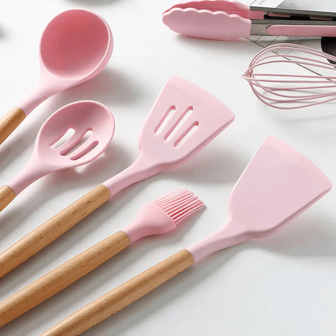 FlexiChef – Set Ustensiles Cuisine Silicone Durables