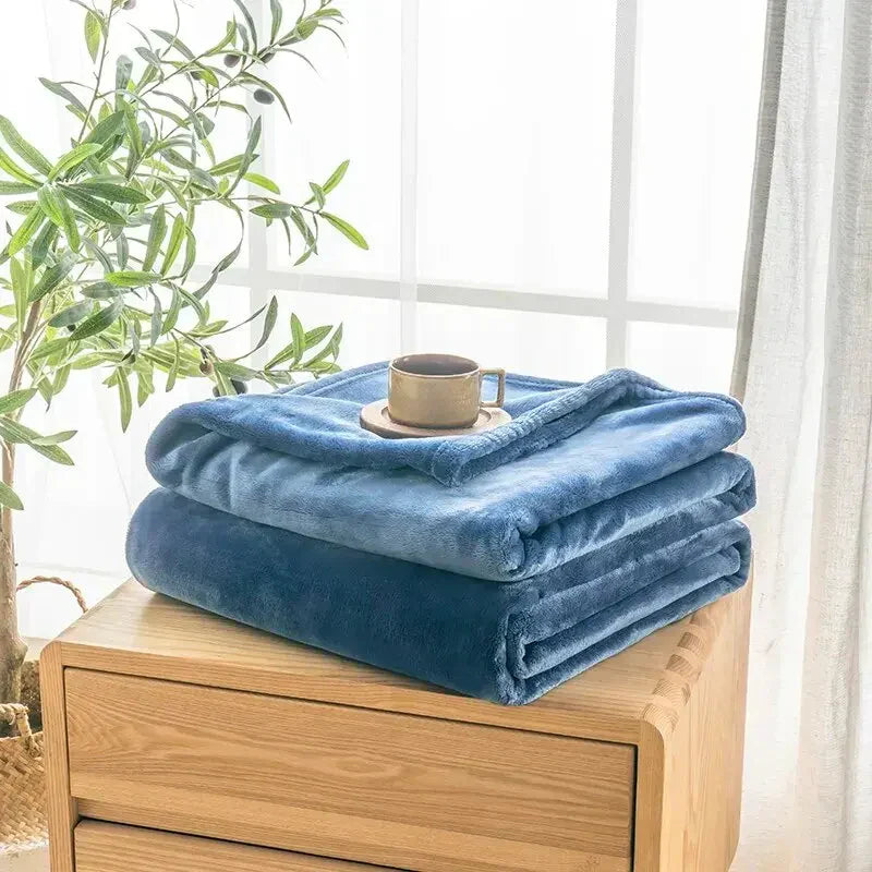 FlannelWarm - Couverture Flanelle Épaisse Luxe