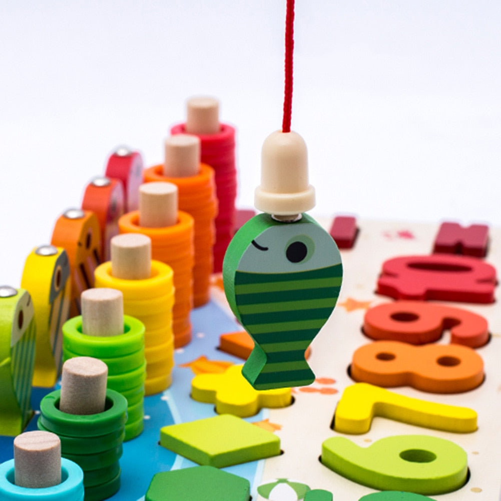 SafariExplorer - Tableau Montessori en Bois pour Bébé