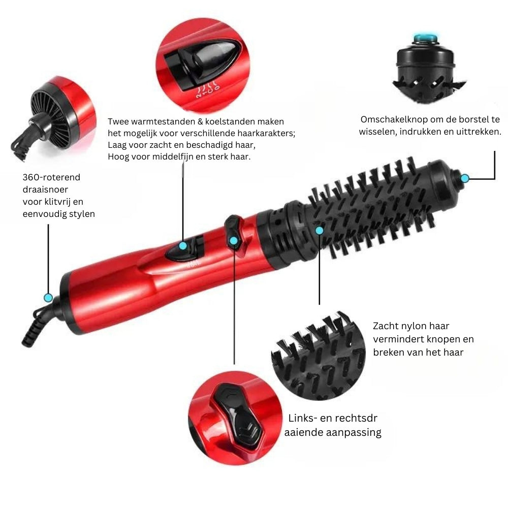 RevolveGlam Styler – Brosse 3-en-1 Électrique