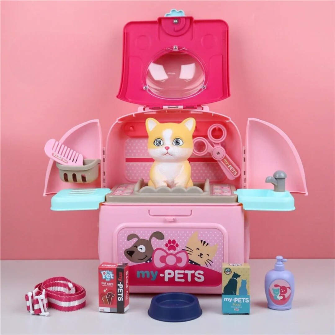 Pet Paradise - Coffret de Toilettage Portable pour Enfants