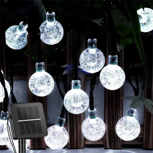 TwinkleGlow - Guirlandes Lumineuses Solaires Féeriques pour Extérieur