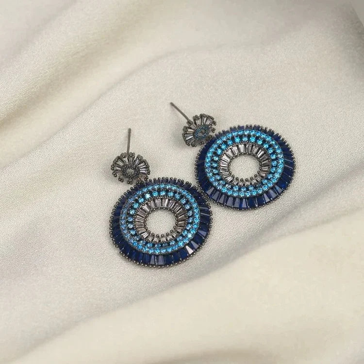 Layla - Boucles mauvais œil en argent, style et protection