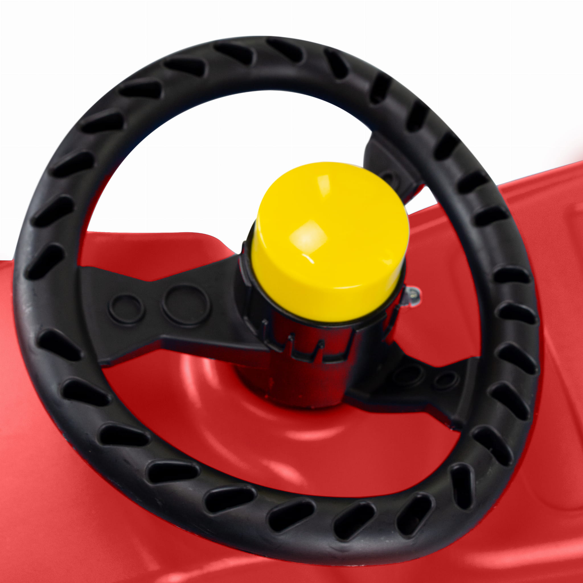 SnowGlide Slede – Luge Rouge avec Guidon Intégré