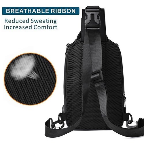 SecureNylon – Sac Imperméable Anti-Vol Bandoulière