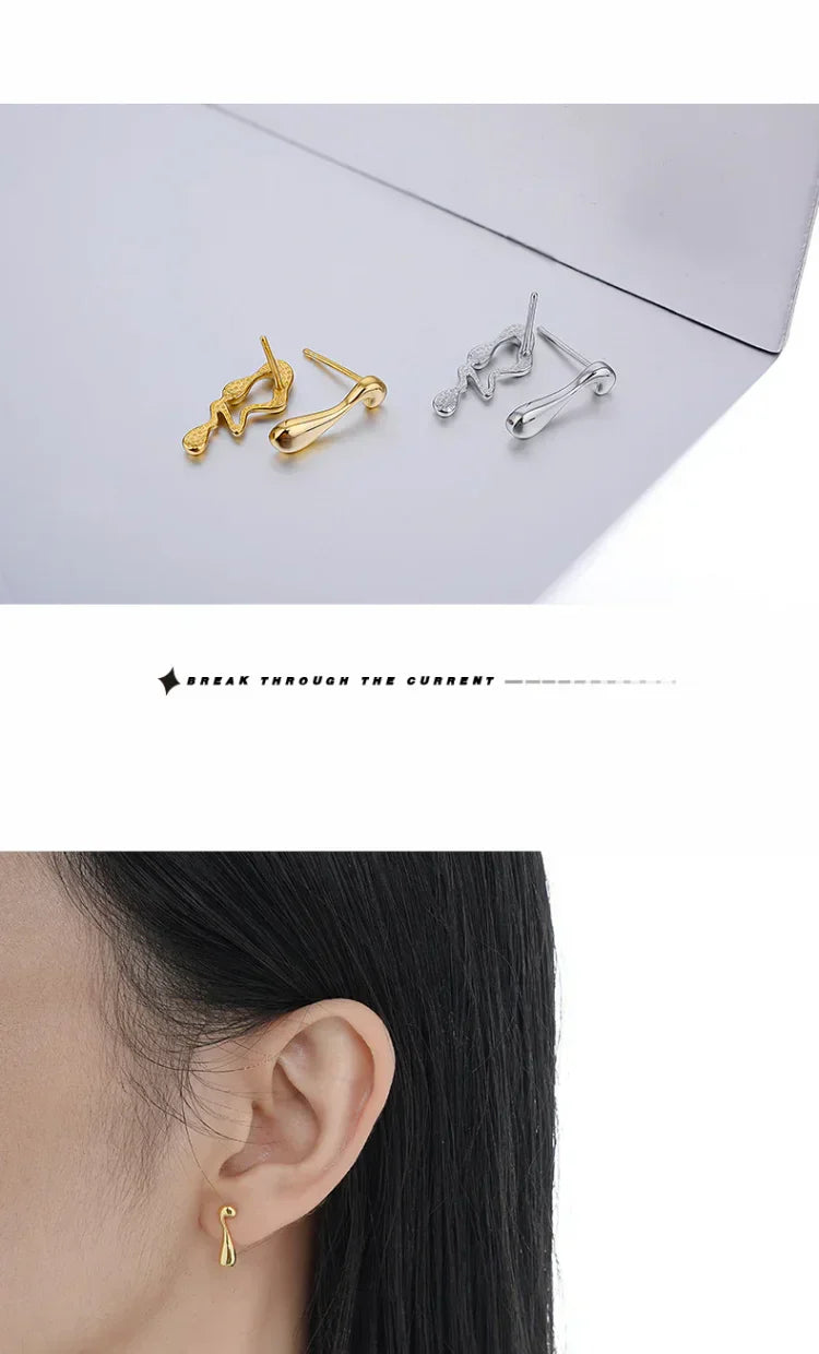 Livia - Boucles goutte d'eau au minimalisme élégant