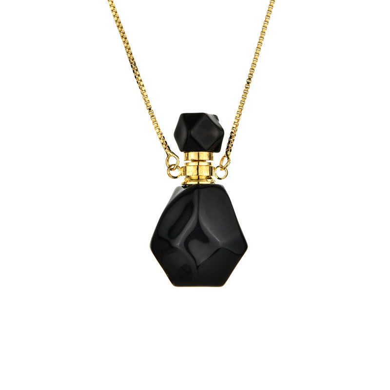Iris - Collier flacon de parfum en cristal