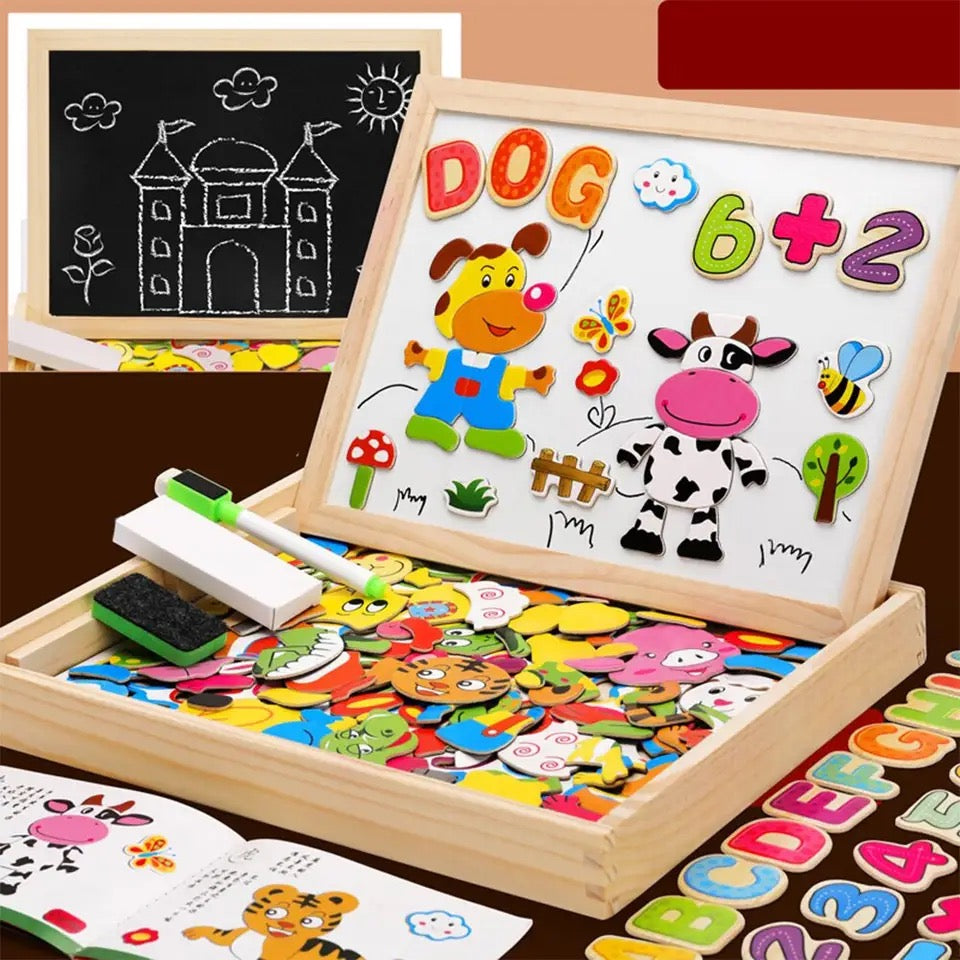 CreativeDesk - Bureau Dessin 2-en-1 Tableau Enfants