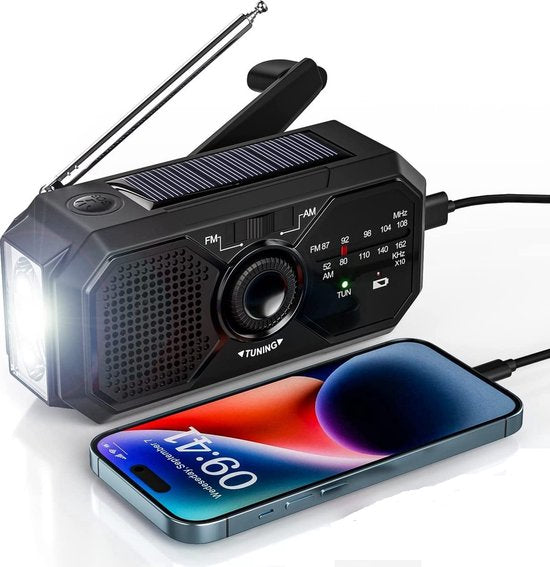 SurvivalWave - Radio de Survie Portable Rechargeable
