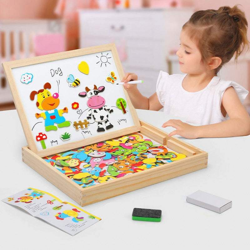 CreativeDesk - Bureau Dessin 2-en-1 Tableau Enfants