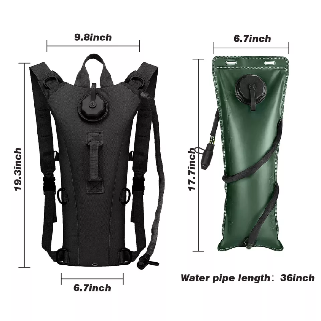HydraPack - Sac à dos d'hydratation 3 L pour l'aventure