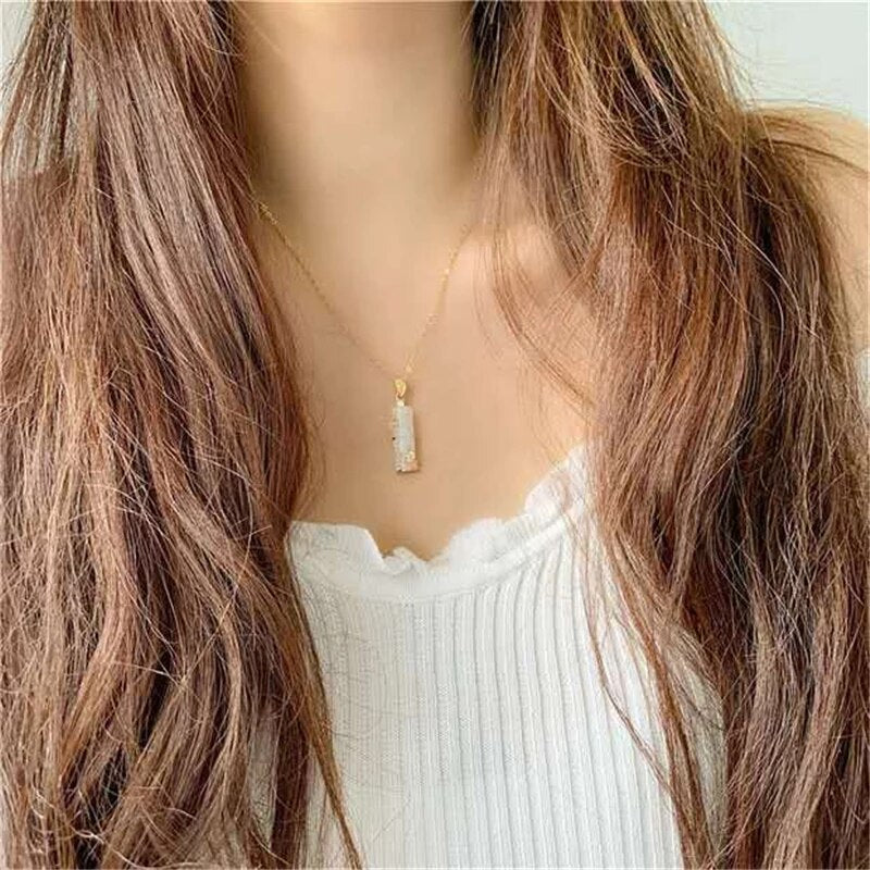 Collier Amulette Jade - Pierre de Chance et Richesse