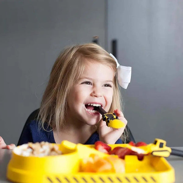 ConstructoFork - Set Couverts Robustes pour Enfants