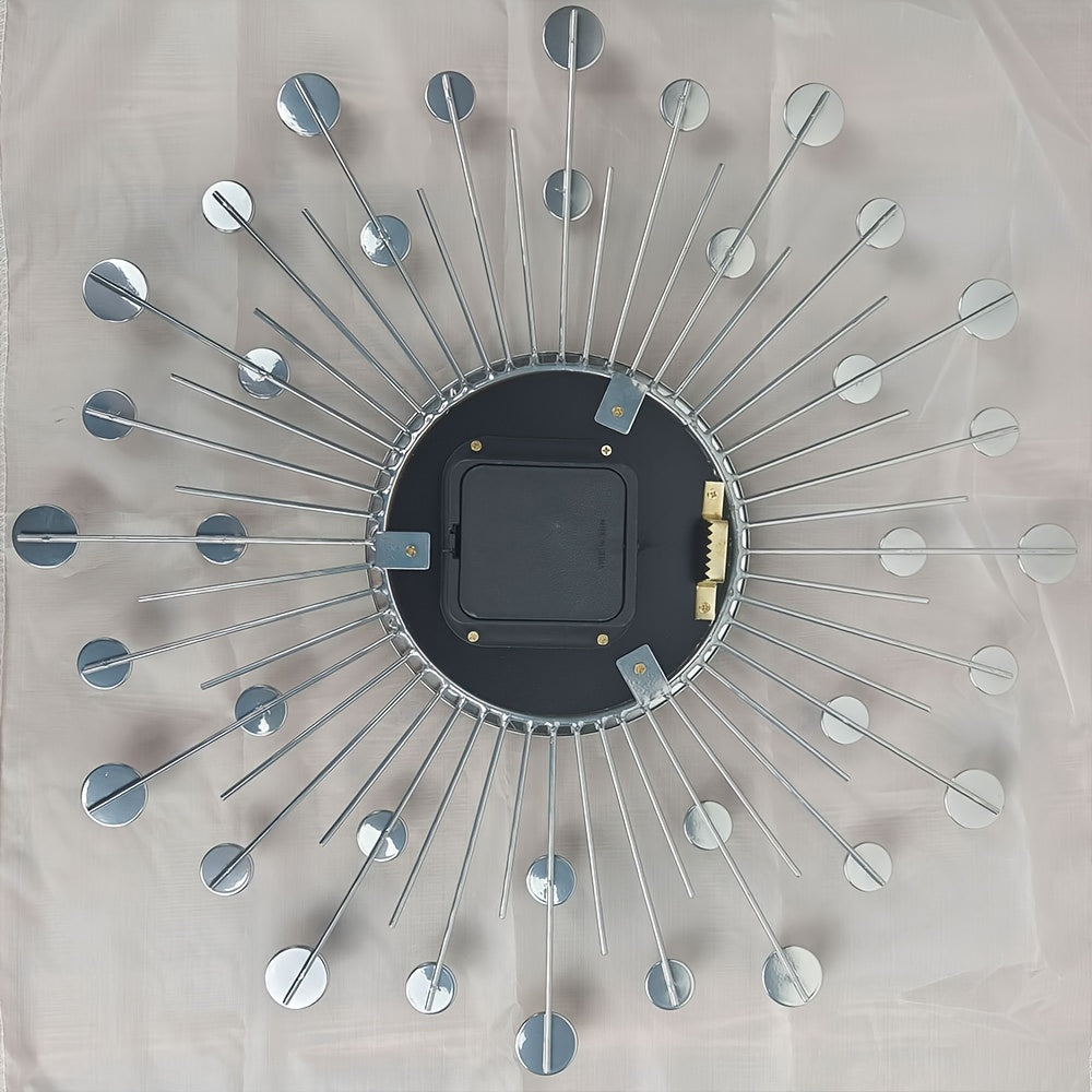 LuxeTime Clock - Horloge Murale Elegante a Details en Cristal