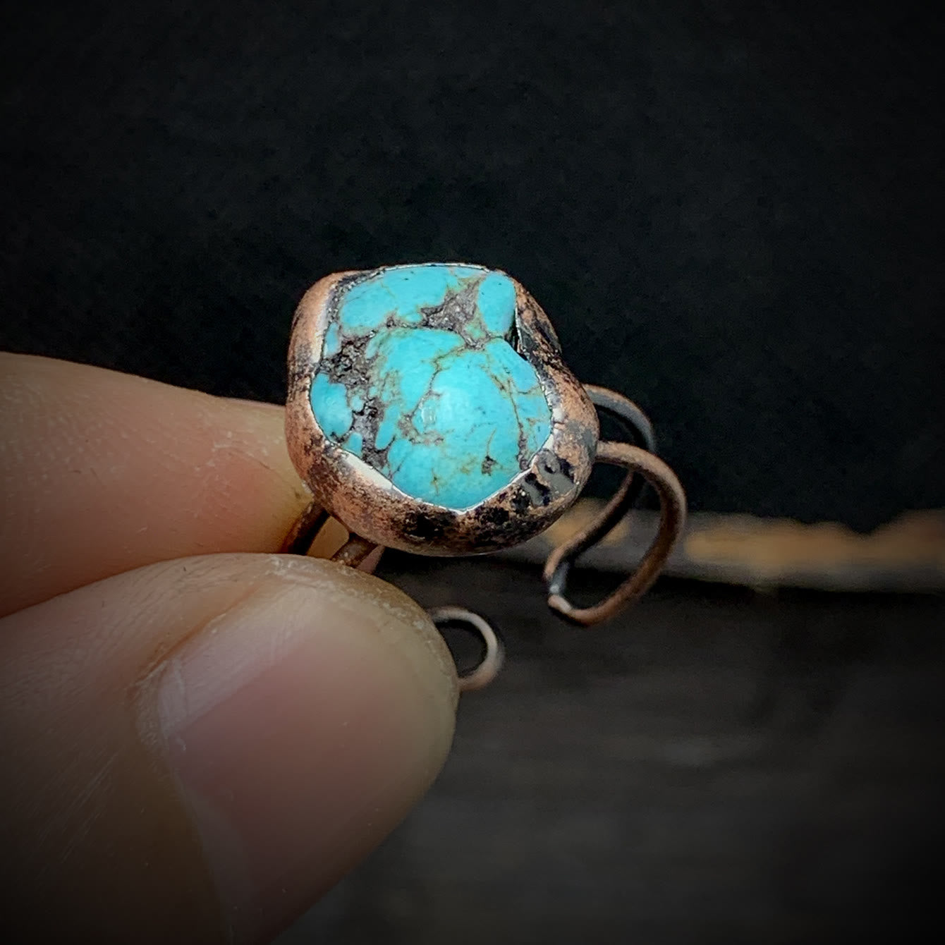 Selina - Bague pierre de naissance naturelle brute réglable