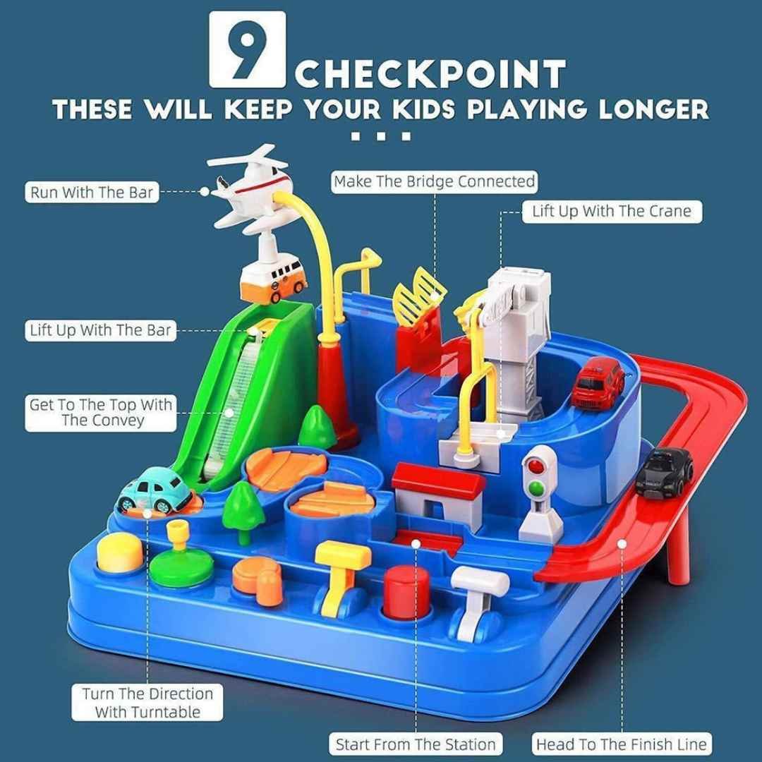 RescueTrack Adventure Set – Jouet Éducatif Bébé