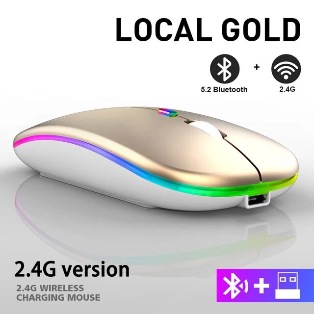 LuxeClick Mouse – Souris Bluetooth Rechargeable Sans Fil