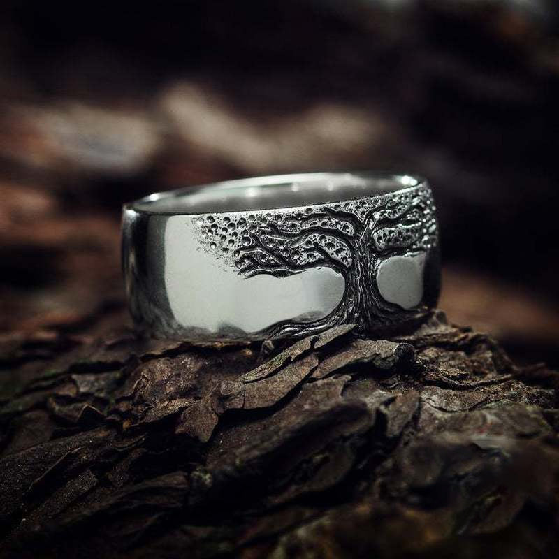 Lina - Bague arbre de vie élégante
