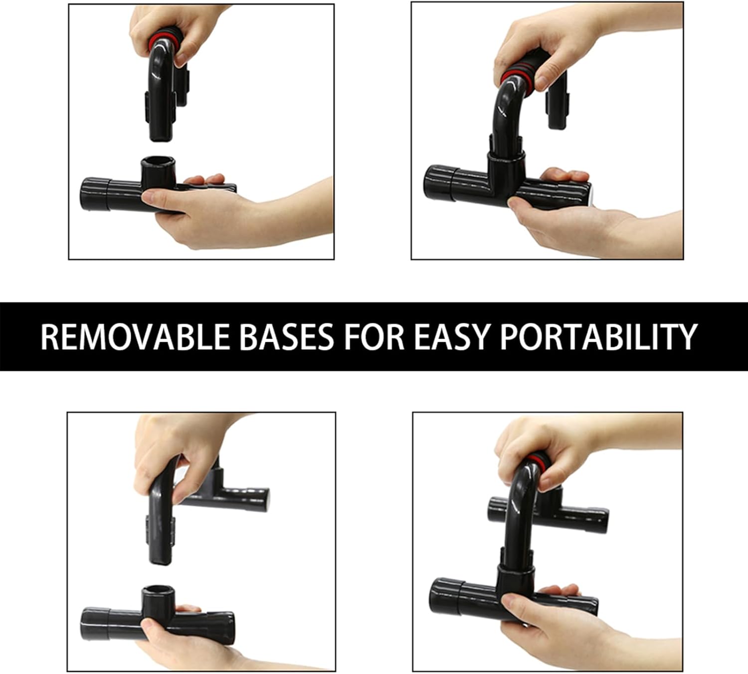 PushMaster - Barres Push-Up Ergonomiques avec Grip